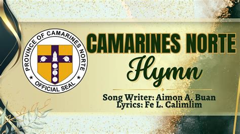 cnsc hymn lyrics|Camarines Norte State College Hymn .